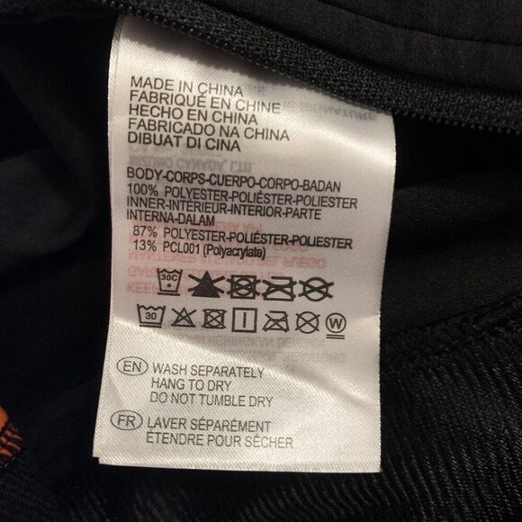 Mizuno Sz Small Jacket Heat Generating Zip Up Black Coral Activewear Sweatshirt - Picture 4 of 4